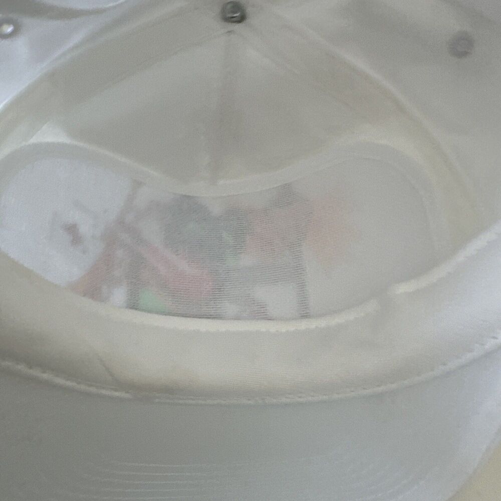 New Orleans Bourbon St Party Time White Adjustable SnapBack Hat Souvenir Vintage - Picture 10 of 11